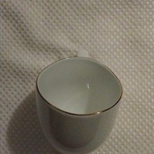 West Elm 3 mug color & gold